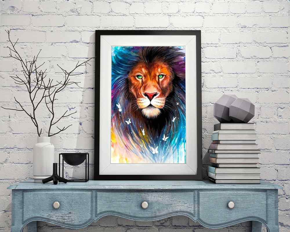 Lion - DIY Diamond Painting Kit