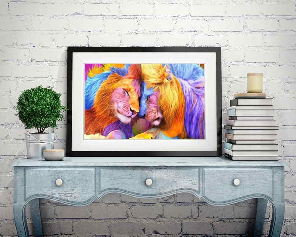 Lions - DIY Diamond Painting Kit