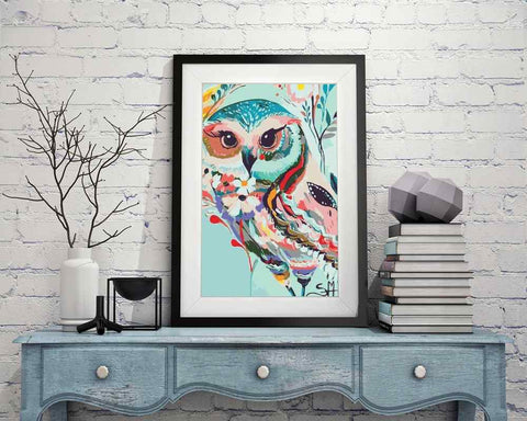 Owl Abstract - DIY Diamond Painting Kit