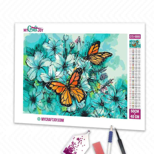Butterflies - DIY Diamond Painting Kit