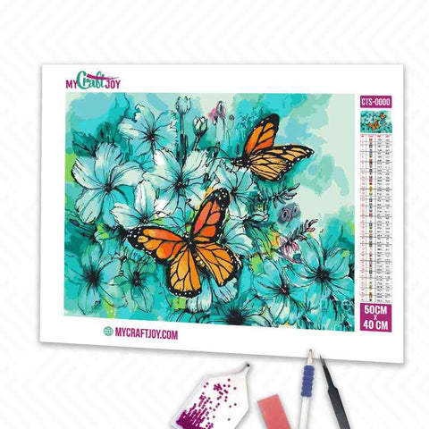 Butterflies - DIY Diamond Painting Kit