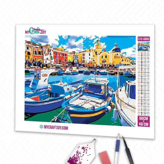 Boats - DIY Diamond Painting Kit