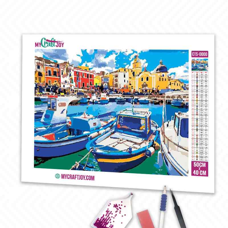 Boats - DIY Diamond Painting Kit