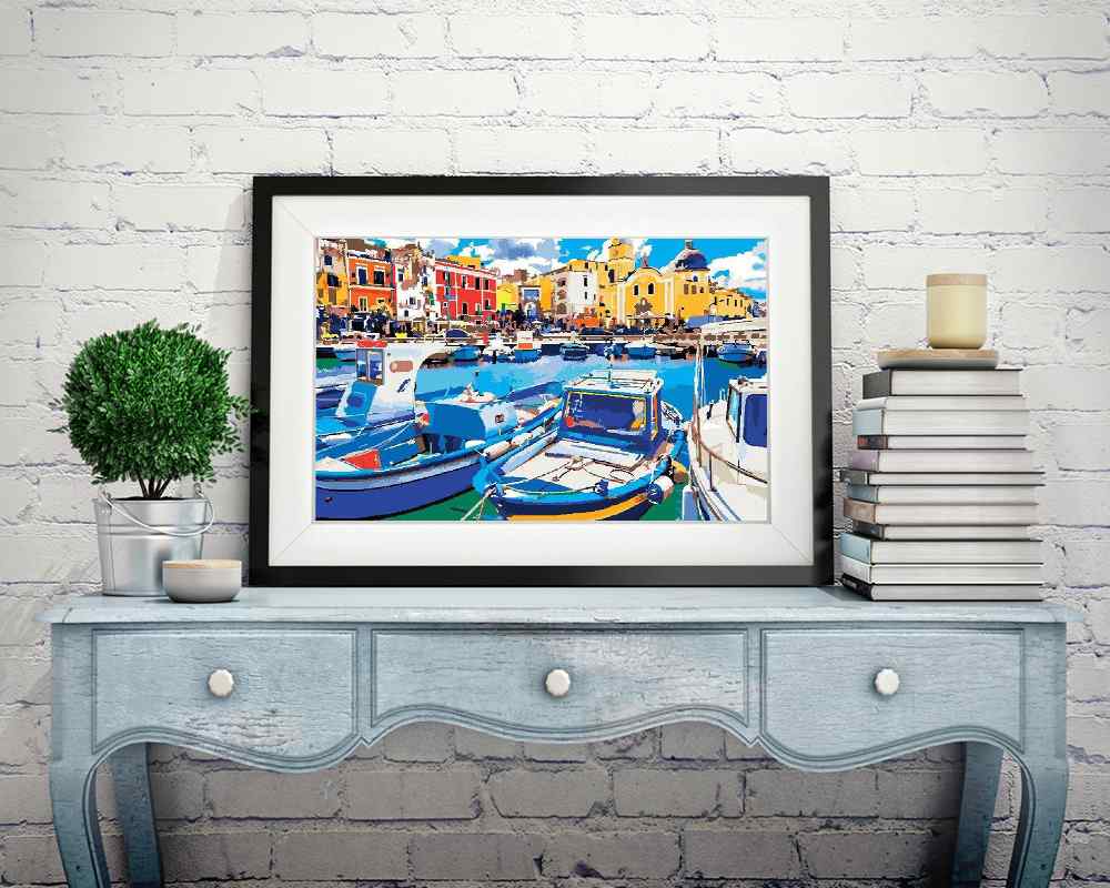 Boats - DIY Diamond Painting Kit