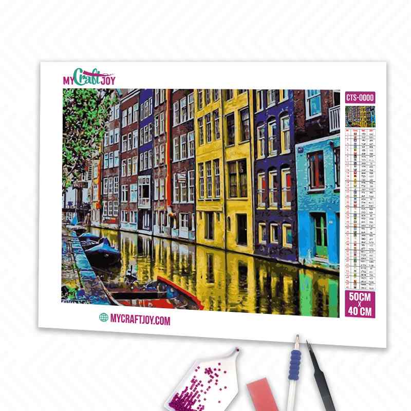 Cities - DIY Diamond Painting Kit