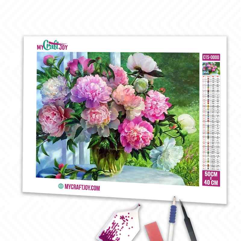 Flowers - DIY Diamond Painting Kit
