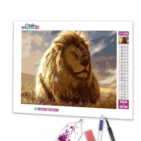 Lion - DIY Diamond Painting Kit