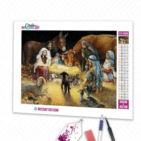Birth of Jesus - DIY Diamond Painting Kit