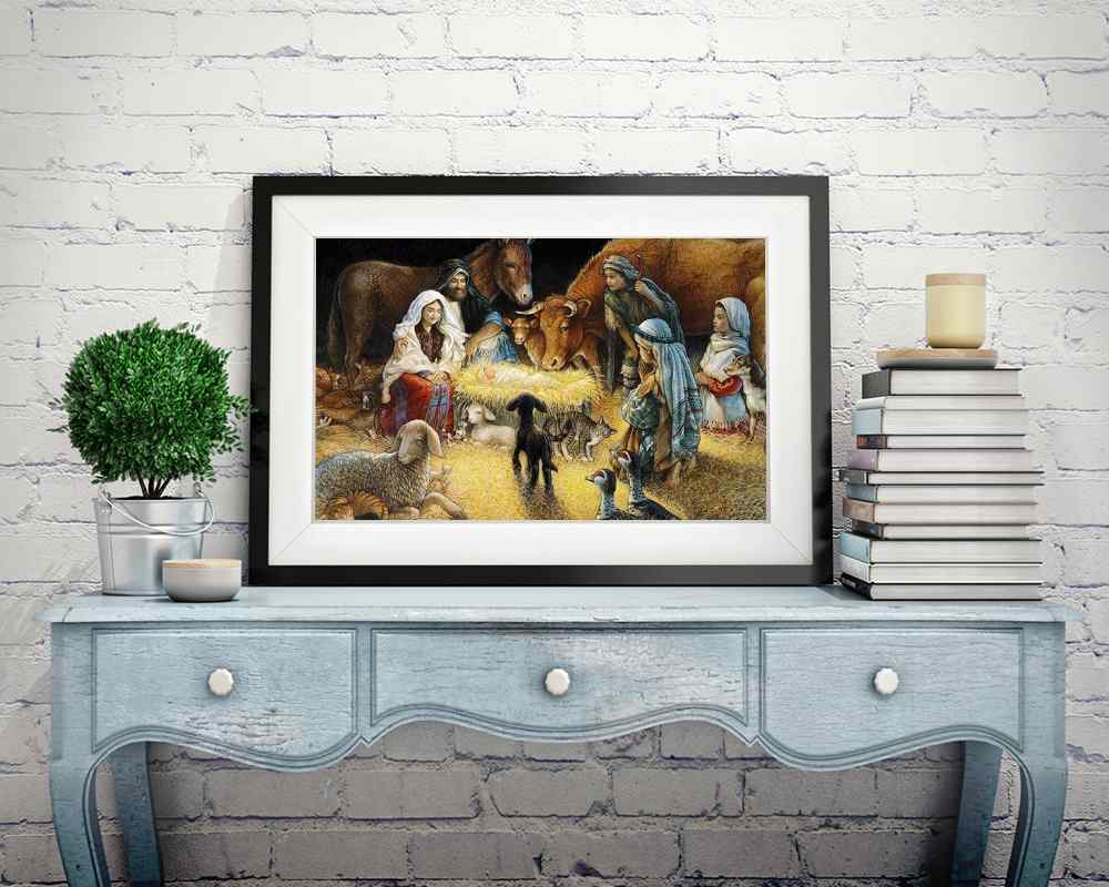 Birth of Jesus - DIY Diamond Painting Kit