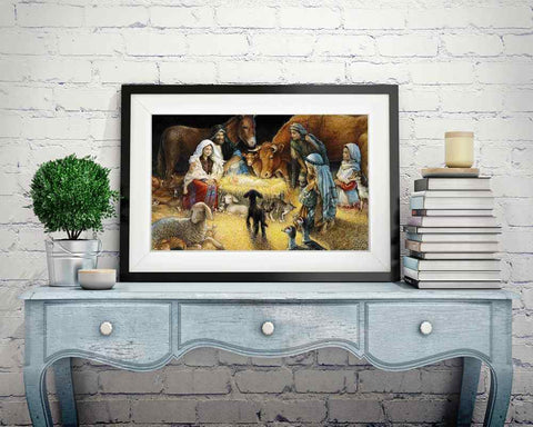 Birth of Jesus - DIY Diamond Painting Kit