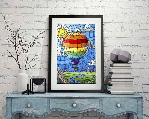 Abstract - DIY Diamond Painting Kit