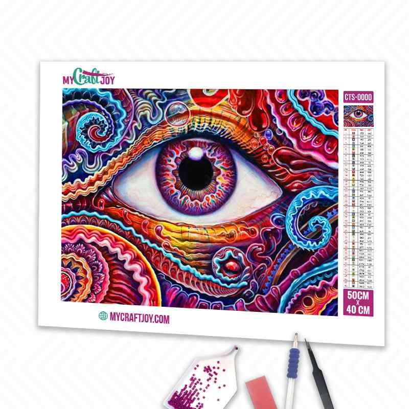 Abstract - DIY Diamond Painting Kit