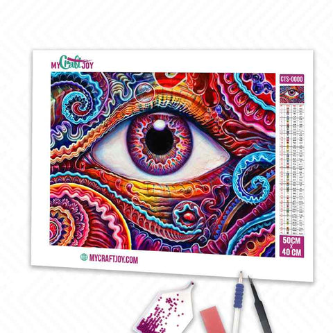 Abstract - DIY Diamond Painting Kit