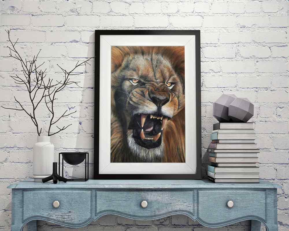 Lion - DIY Diamond Painting Kit
