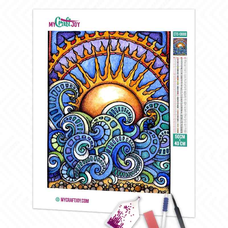 Abstract - DIY Diamond Painting Kit