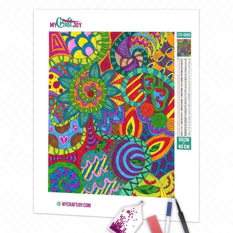 Abstract - DIY Diamond Painting Kit