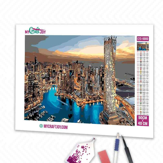 Cities - DIY Diamond Painting Kit