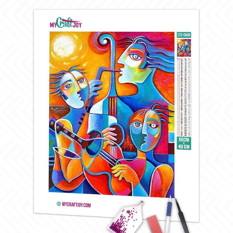 Abstract - DIY Diamond Painting Kit