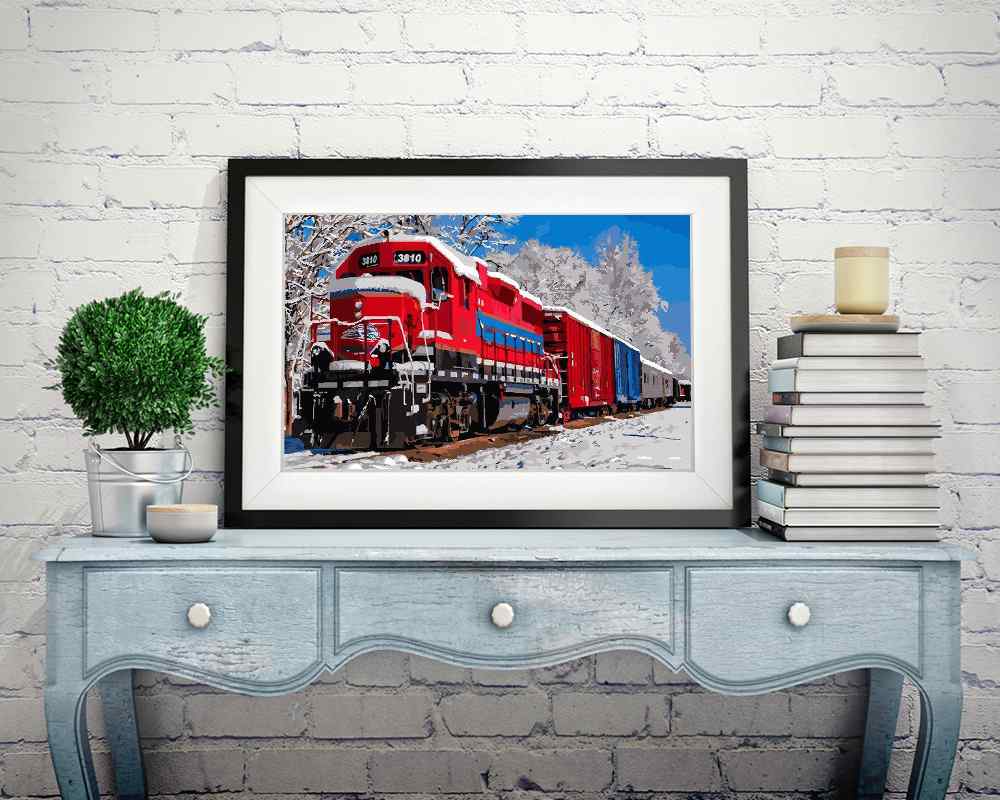 Train - DIY Diamond Painting Kit