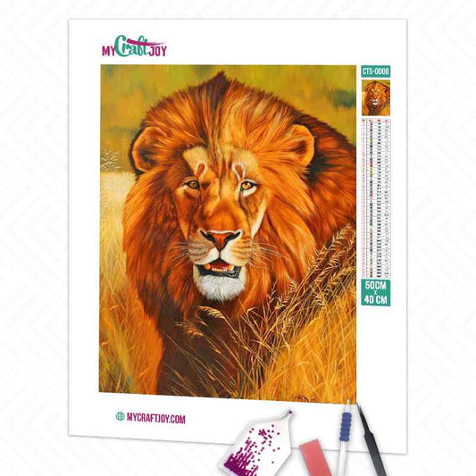 Lion - DIY Diamond Painting Kit