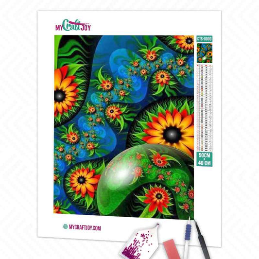 Abstract - DIY Diamond Painting Kit