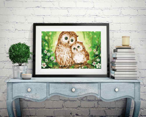 Owls - DIY Diamond Painting Kit