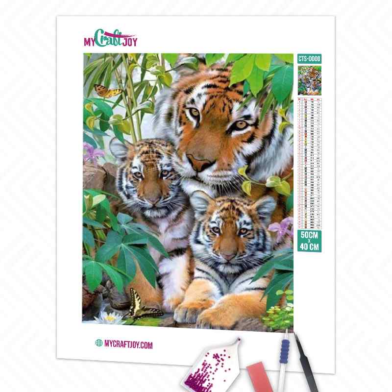 Tigers - DIY Diamond Painting Kit