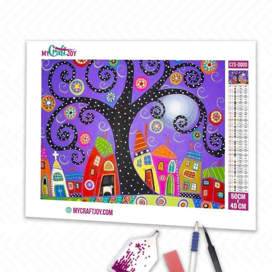 Abstract - DIY Diamond Painting Kit