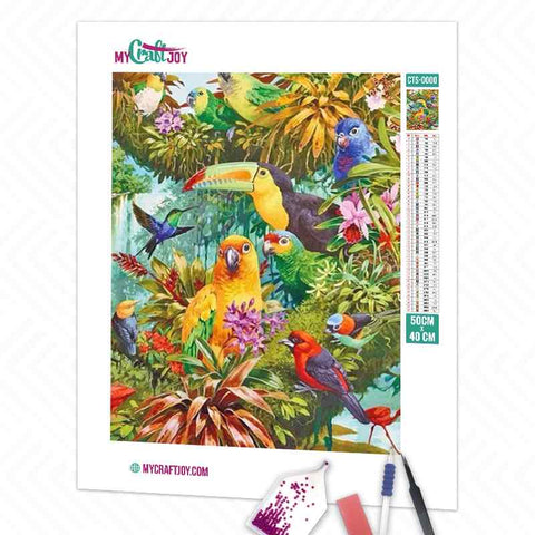 Jungle Life - DIY Diamond Painting Kit