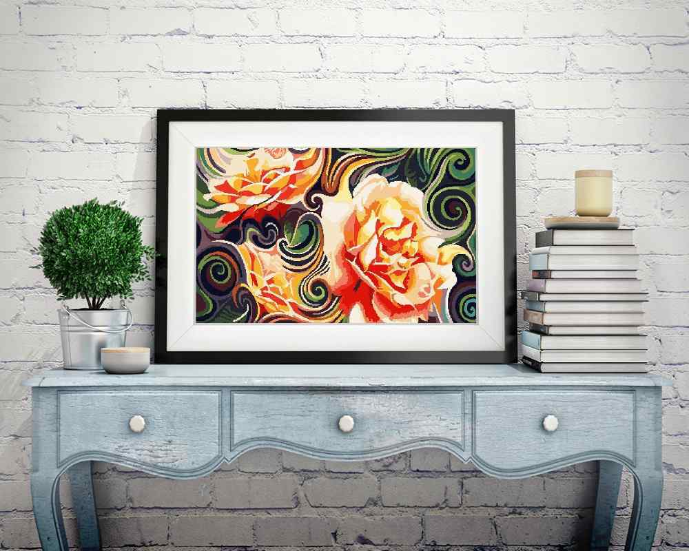 Abstract - DIY Diamond Painting Kit