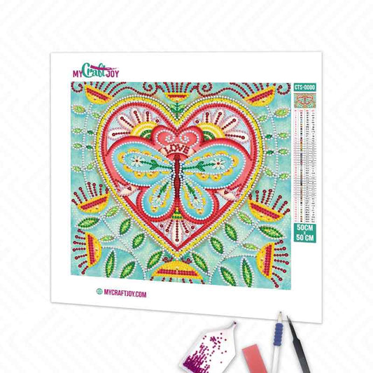 Butterfly Abstract - DIY Diamond Painting Kit