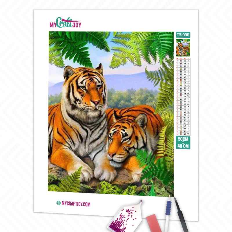 Tigers - DIY Diamond Painting Kit