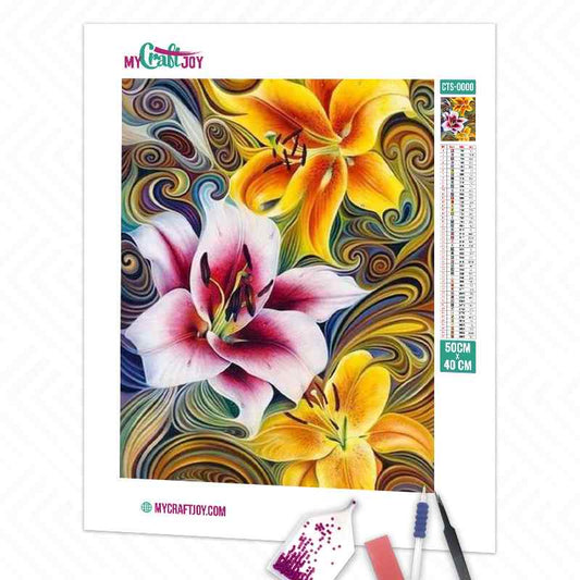 Flowers - DIY Diamond Painting Kit