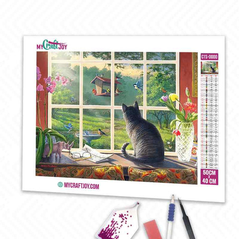 Cat - DIY Diamond Painting Kit