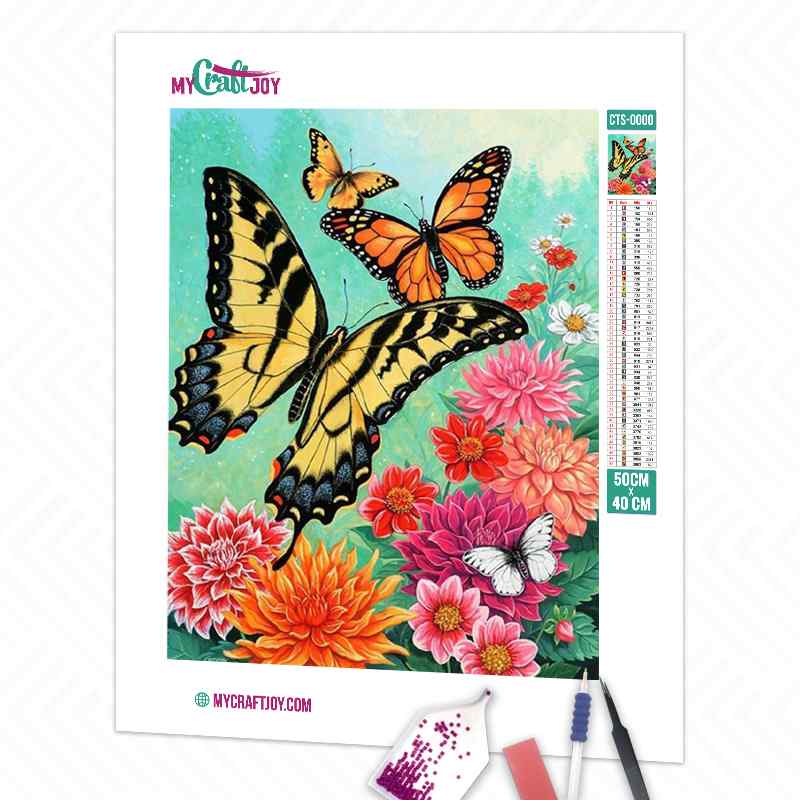Butterflies - DIY Diamond Painting Kit