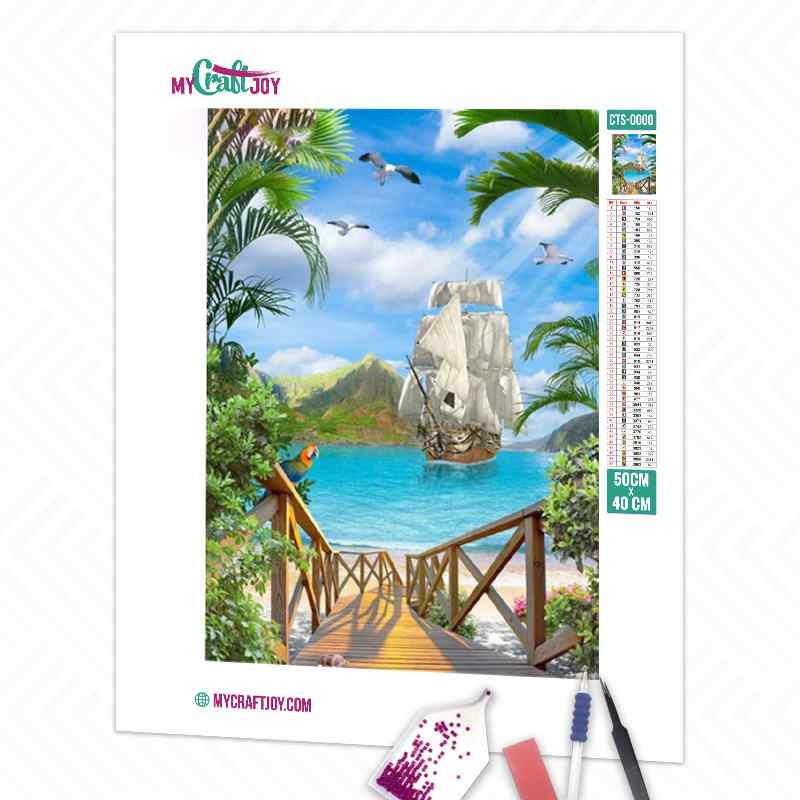 Paradise - DIY Diamond Painting Kit