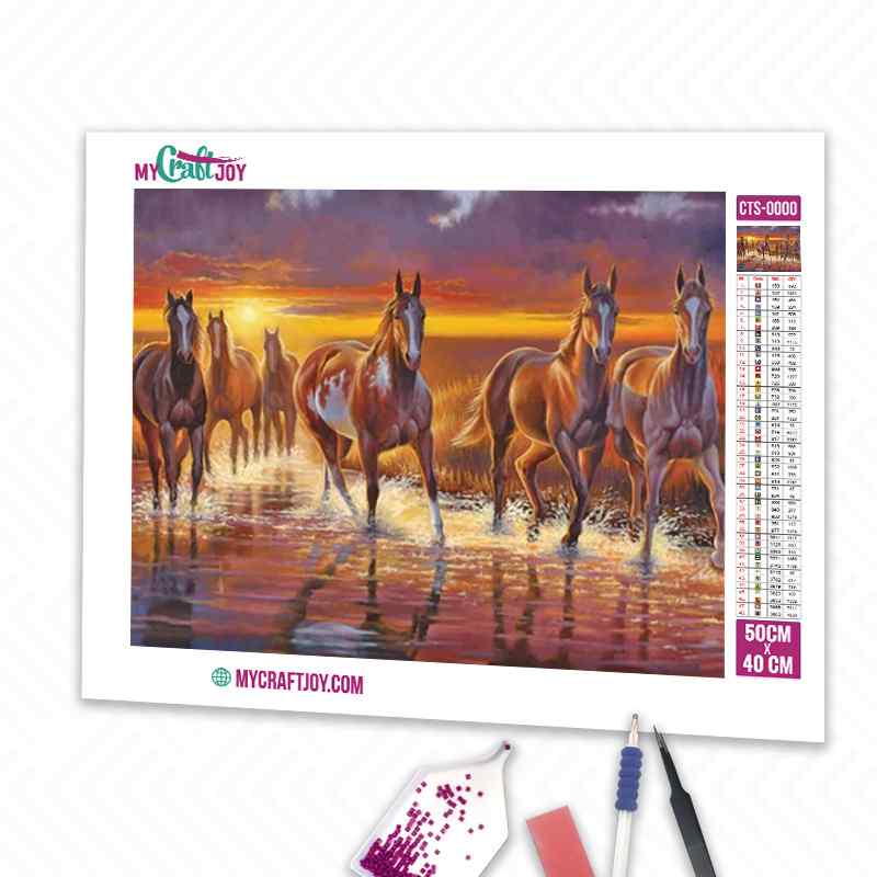 Horses - DIY Diamond Painting Kit