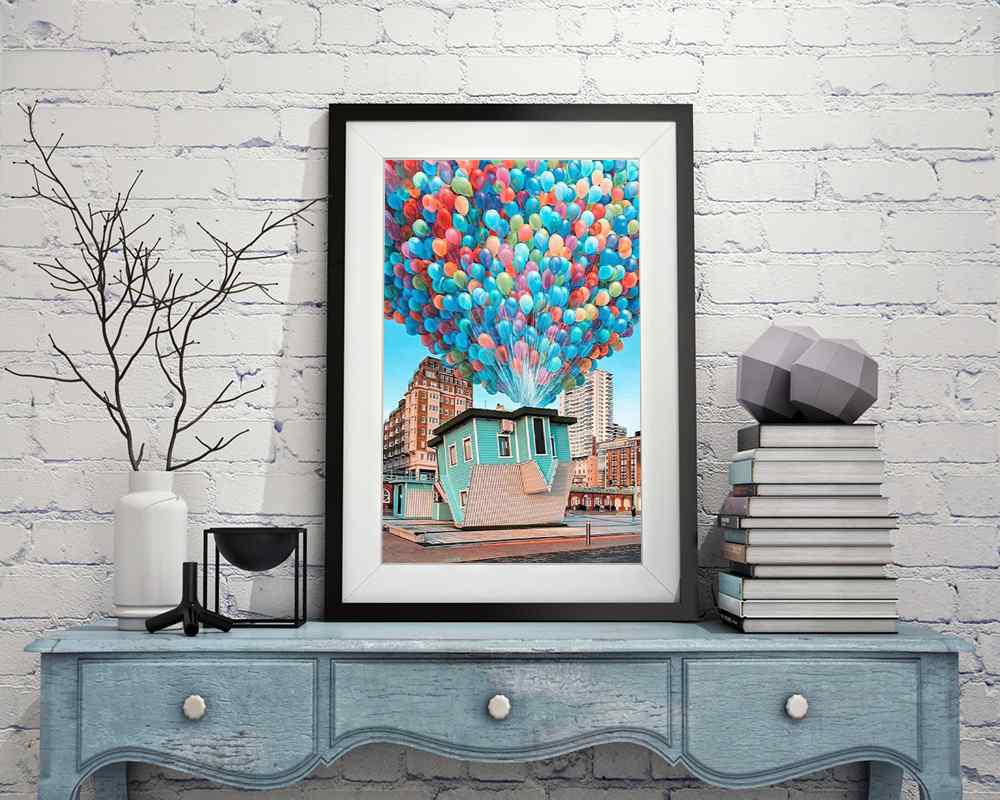 Upside Down House - DIY Diamond Painting Kit