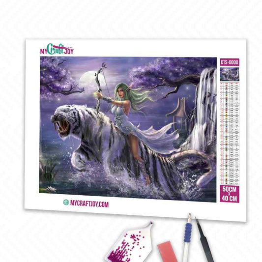 Tiger and Elf - DIY Diamond Painting Kit
