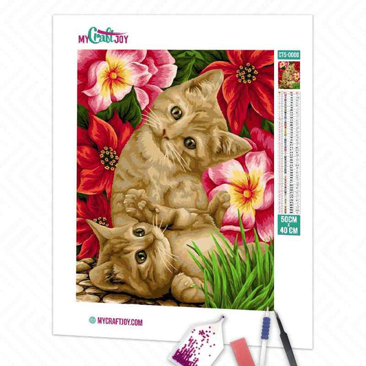 Kitties - DIY Diamond Painting Kit