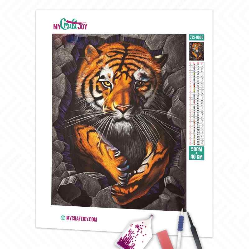 Tiger - DIY Diamond Painting Kit