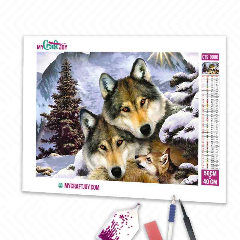 Wolves - DIY Diamond Painting Kit