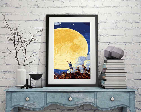 Moon - DIY Diamond Painting Kit