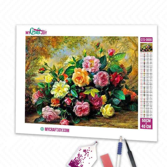 Flowers - DIY Diamond Painting Kit