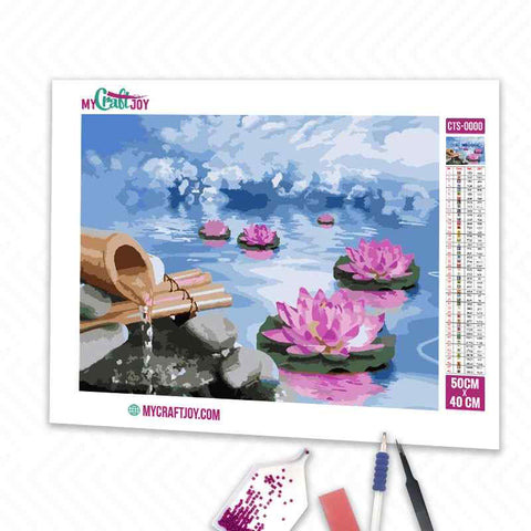 Lotus flower - DIY Diamond Painting Kit