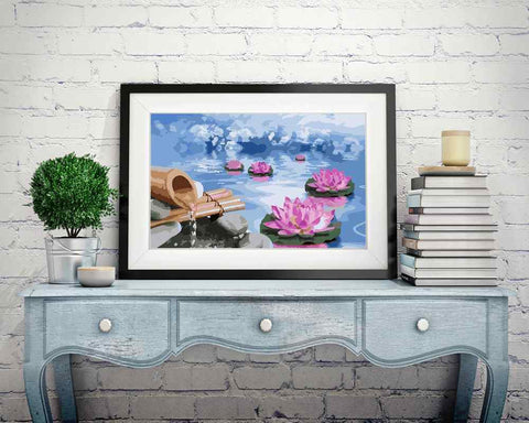 Lotus flower - DIY Diamond Painting Kit