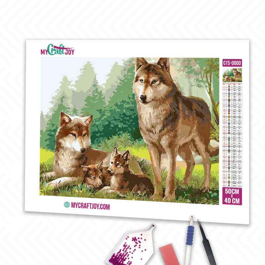 Wolves - DIY Diamond Painting Kit