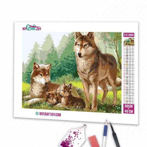 Wolves - DIY Diamond Painting Kit