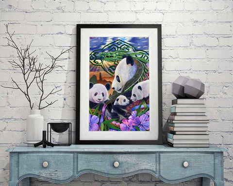 Pandas - DIY Diamond Painting Kit