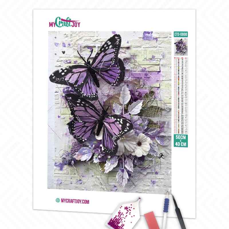 Butterflies - DIY Diamond Painting Kit